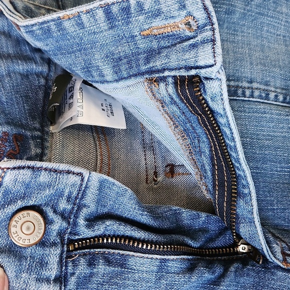 Eddie Bauer Cropped Jeans Denim sz 14 - Picture 9 of 15